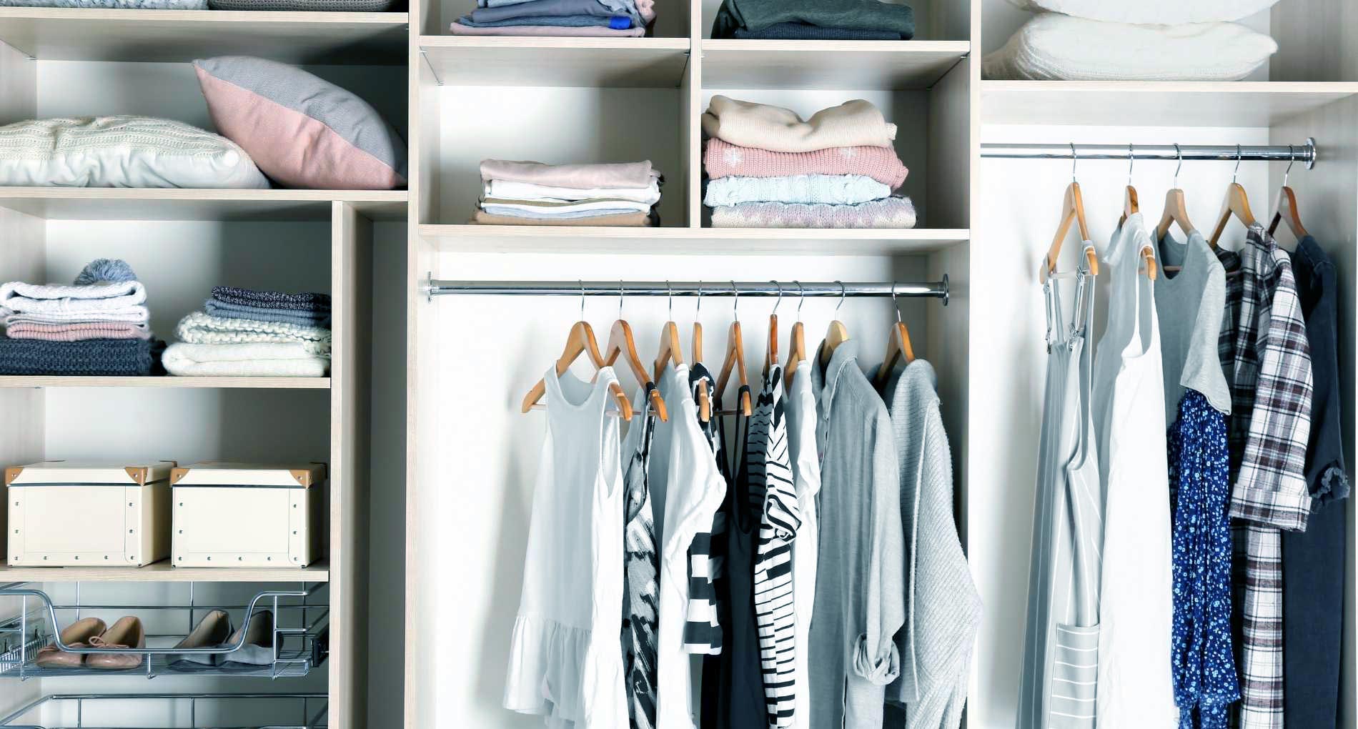 organzied closet